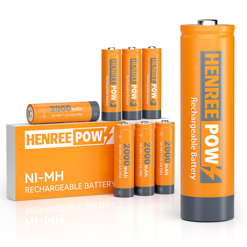 HenReepow AA 2000MAH 1.2V Alta capacidad Ni-MH Batería recargable