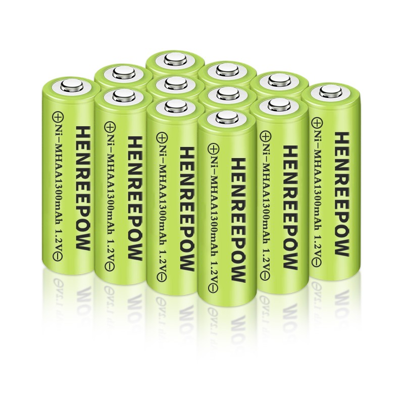 HenReepow 1.2V 1300MAH AA NI-MH BATERIAS RECARGABLES