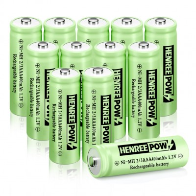 HenReepow Ni-MH 2/3 AAA Batterías recargables